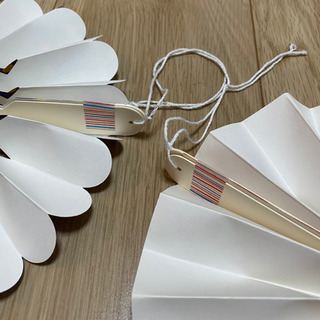 ペーパーファン☆お誕生日バースデー飾り付けの画像