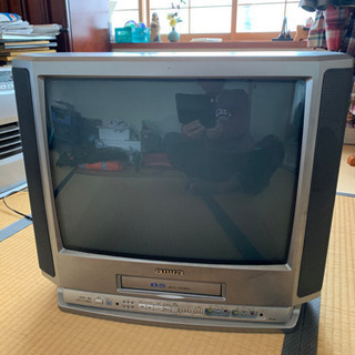 aiwa 21型 カラーテレビデオ