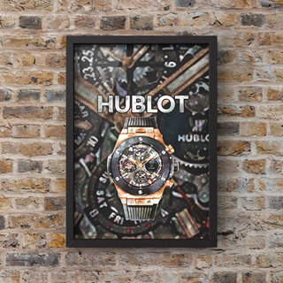 85 HUBLOT ウブロオマージュアートポスター(フレーム付き)
