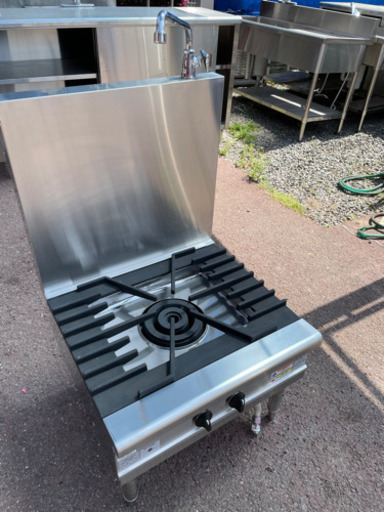 ガスコンロ　がスローレンジ　寸胴鍋用　LPガス　中古厨房