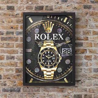 88 Rolexロレックスオマージュアートポスター(フレーム付き)