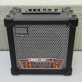 ss1915　中古　ローランド　ギターアンプ　CUBE-40XL　キューブ　ブラックRoland　エレキギター　小型　パワフル　歪みサウンド　多機能