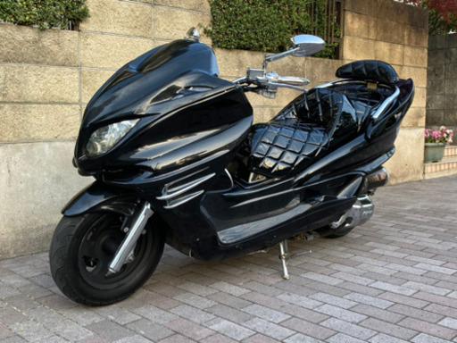 カチアゲマフラー‼︎【YAMAHA マジェスティ】爆音スピーカー4発‼︎ LED付
