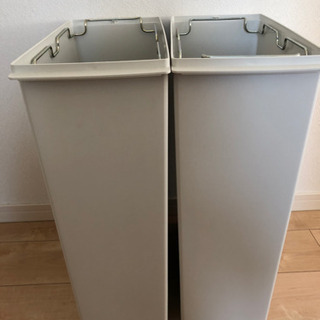 ダストボックス２個セット　ゴミ箱　無印
