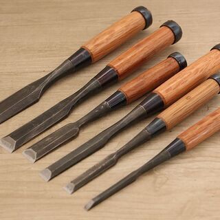 鑿 のみ 秀貞 6本セット大工道具鉋鋸のみ(HD916ynwY)