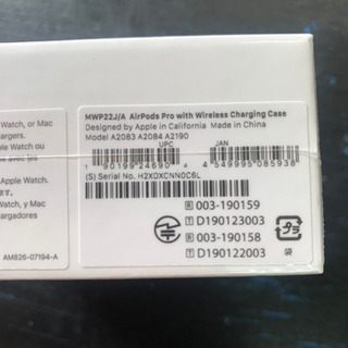 新品 未開封 AirPods Pro MWP22J/A 2021/04/01
