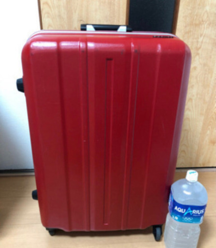 【更にお値下げしました】今月お取引で1000円引＆おまけ付❤ SUNCO キャリーバッグ 赤