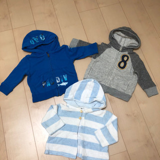 ⭐️GAP パーカー　サイズ80 3枚セット