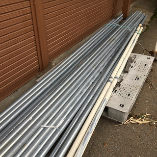 【中古】単管パイプ φ48.6 厚み2.4mm 長さ4m