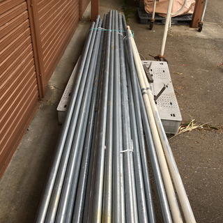 【中古】単管パイプ φ48.6 厚み2.4mm 長さ5m