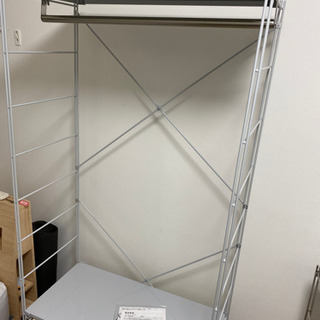 【無印良品】スチールユニットシェルフワードローブセット