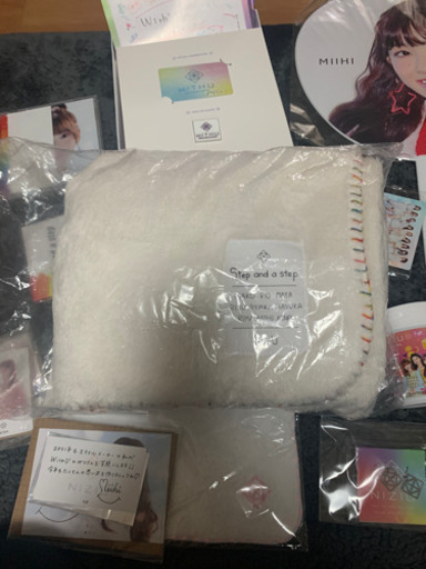 値下げNiziU公式 グッズまとめ売り ミイヒ推し ブランケット付き