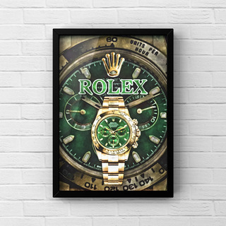 92 Rolexロレックスオマージュアートポスター(フレーム付き)の画像