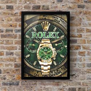 92 Rolexロレックスオマージュアートポスター(フレーム付き)