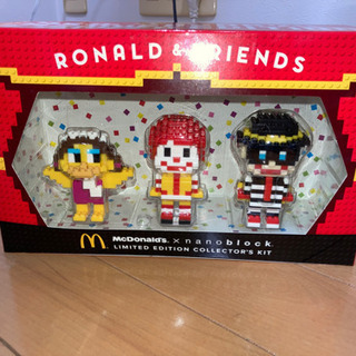 マクドナルド ナノブロック 45th ドナルドコレクターキット