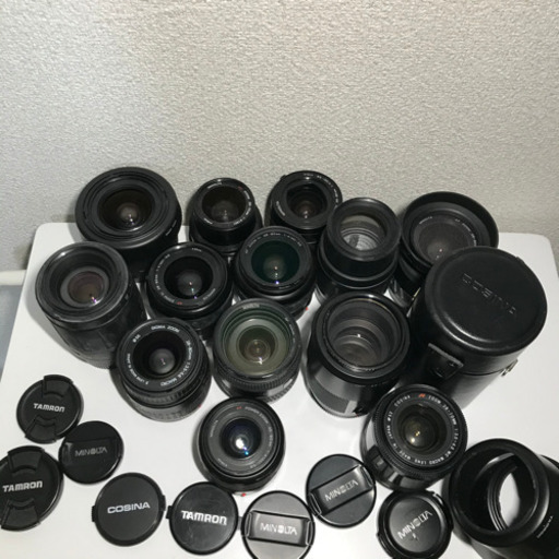 カメラレンズ　13個　tamron minolta cosina など　まとめ売り