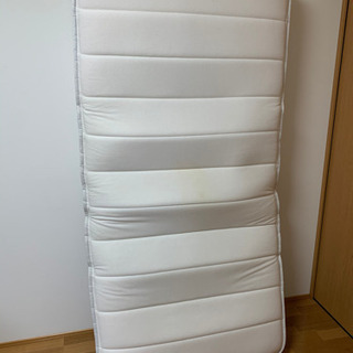 シングルベッド　マットレスセット　4/11までなら2000円引き　ニトリ製　分解済み、引き取りのみ（東区舞松原）の画像