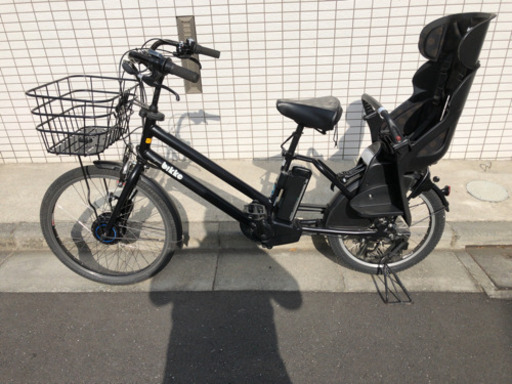 商談中 BRIDGESTONE  ビッケ グリ dd  2019年　9.9AH 電動自転車 子供乗せ 3人乗り