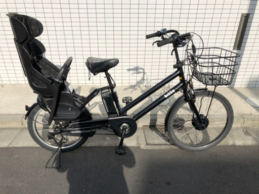 商談中 BRIDGESTONE  ビッケ グリ dd  2019年　9.9AH 電動自転車 子供乗せ 3人乗り