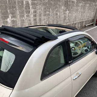 ピカピカ　FIAT ５００c 電動オープン　フィアット　アバルト　イタリアの画像