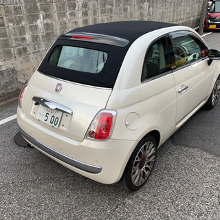 ピカピカ　FIAT ５００c 電動オープン　フィアット　アバルト　イタリアの画像