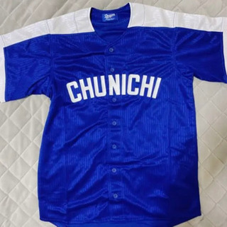 中日ドラゴンズ　ビジターユニフォーム背番号なし