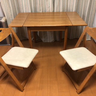 テーブル　椅子　セット！　DIYの作業台としてもおすすめです！