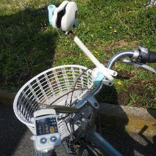 子供乗せ付き自転車の画像
