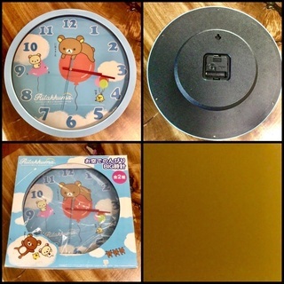 お値下げしました★リラックマ　壁掛け時計の画像