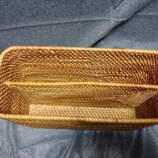無印良品 収納用品 マガジンラック ラタンの画像