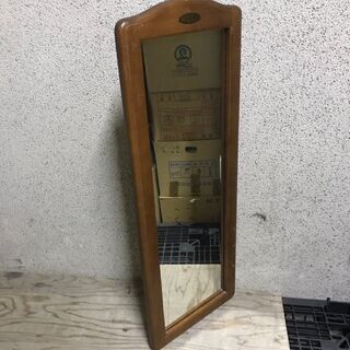 壁掛けミラー 姿見 幅34.5cm×高さ93.5cm×奥行2cm