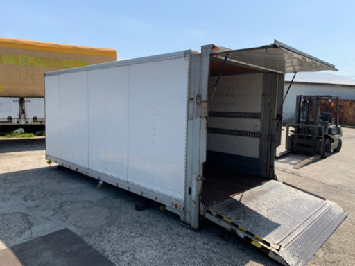 No.496 アルミバン 3ｔ 車 アルミ箱 バイク倉庫 トラックコンテナ コメ保管庫 物置 DIY