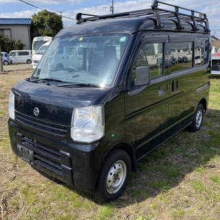 エブリイバン OEM NV100 クリッパー DX GLパッケージ 4WD 車検令和4年1月 DA17V ブラック ルーフキャリア エブリーの画像