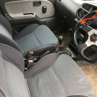 ミラ L700 希少 CR ターボ 4WD 5速MT 車検令和4年7月 ブラックの画像