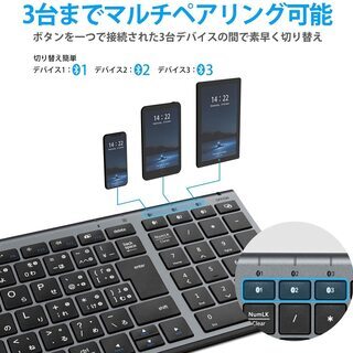 【新品・未使用】Bluetooth JIS配列キーボードの画像