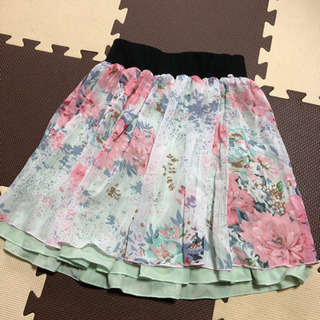 【値下げ】シフォンスカート　新品　未着用　リバーシブル