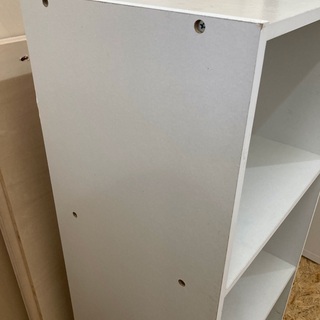 【譲ります】カラーボックス　三段　白の画像