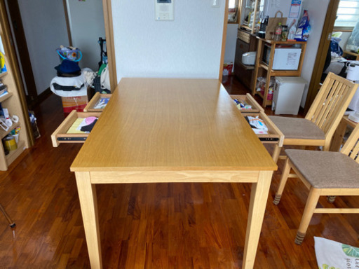 食卓テーブル 4人用 セット(予約)