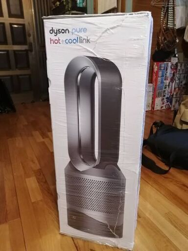 ダイソン Dyson Pure Hot+Cool Link HP03 IS 空気清浄機能付ファンヒーター アイアン/シルバー　交換用フィルター付き