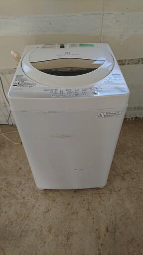 TOSHIBA 東芝 洗濯機 AW-5G2(W) 2015年製 5.0kg 一人暮らし