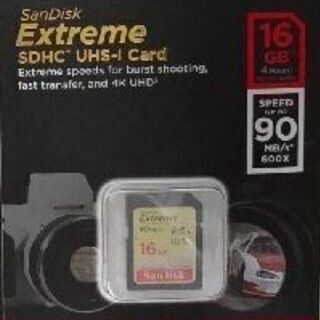 【新品】10枚セット　サンディスク エクストリーム　SDHCカード　SDSDXNE-016Gの画像