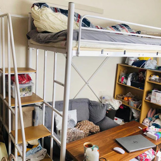 ロフトベッド ２段ベッド 階段付き ベッド の画像