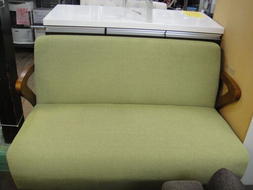 今だけチャンス！「ジモティー」見たよ！で通常特価25,278円より5,300円引きの19,978円!  ノーチェ（NOCE)布張りソファ8581B 2人掛け　ラブソファ　２Pソファ　長椅子