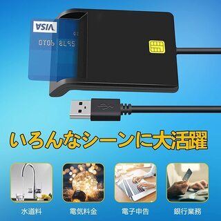 【新品・未使用】接触型ICカードリーダーライターの画像