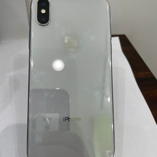 【売却済み】iPhoneX シルバー64GB SIMフリー　【バッテリー新品】