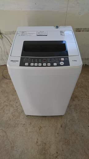 Hisense ハイセンス 全自動洗濯機 5.5kg HW-T55A 2016年製 スリムボディ