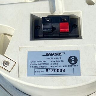 BOSE天井埋込型スピーカー 111CL-IIIの画像