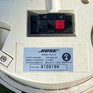 BOSE天井埋込型スピーカー 111CL-IIIの画像