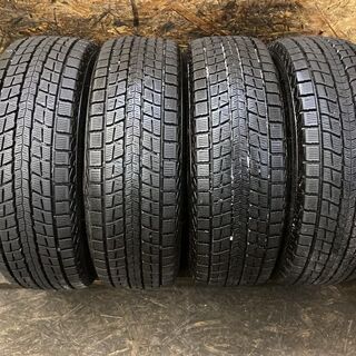 DUNLOP WINTER MAXX SJ8 225/65R17 17インチ スタッドレス 4本 2016年製 バリ溝 ハリアー エクストレイル CX-5等　(TB343) クレジットカード QR決済可能