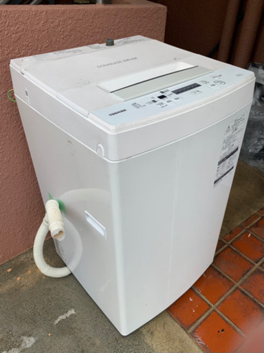 全自動洗濯機 4.5㎏ 2019 東芝 AW-45M7 掃除済